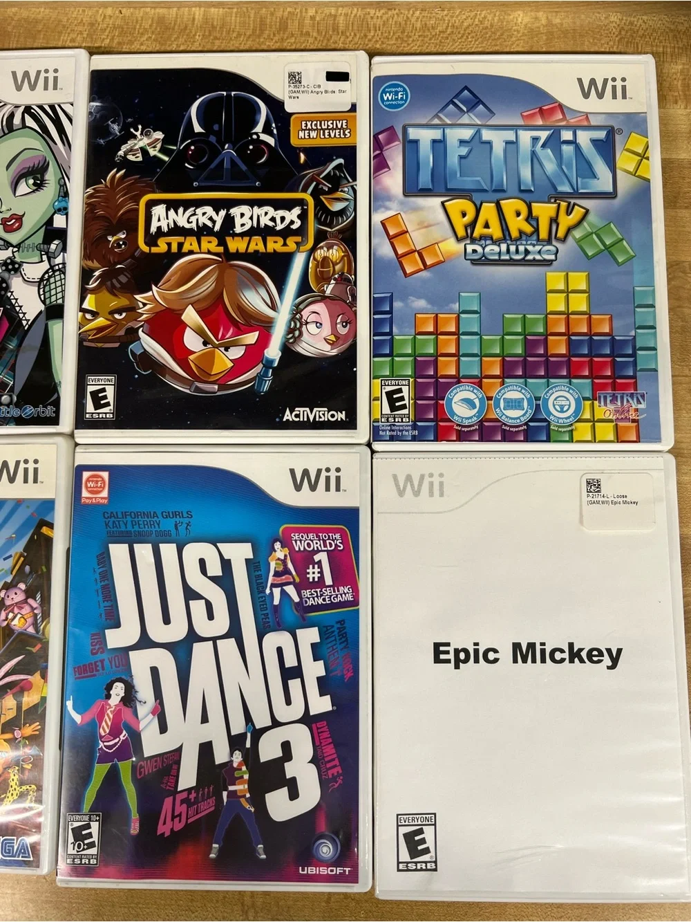 Wii 6 Game lot